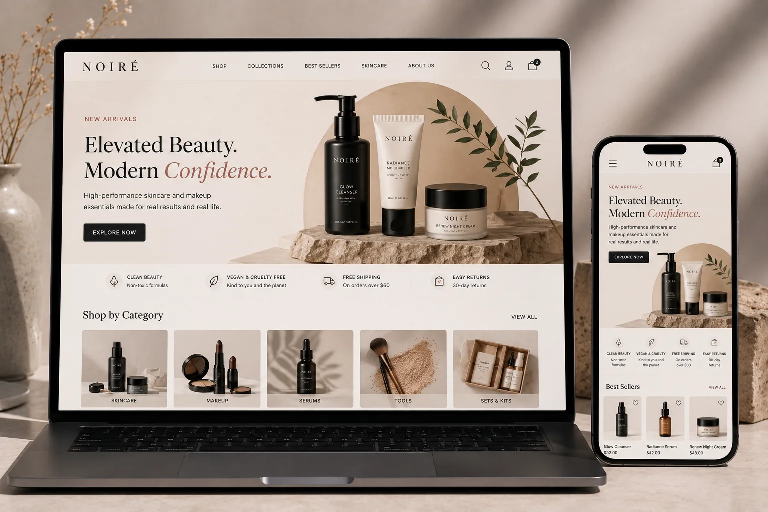 Modern high-converting e-commerce storefront